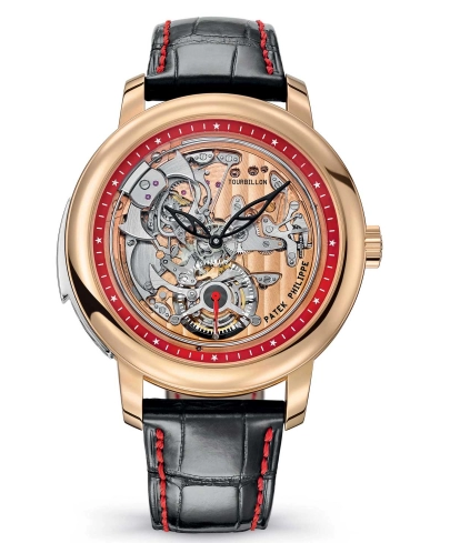 Review Patek Philippe Grand Complications Tourbillon Minute Repeater 5303R Rose Gold Replica Watch 5303R-010